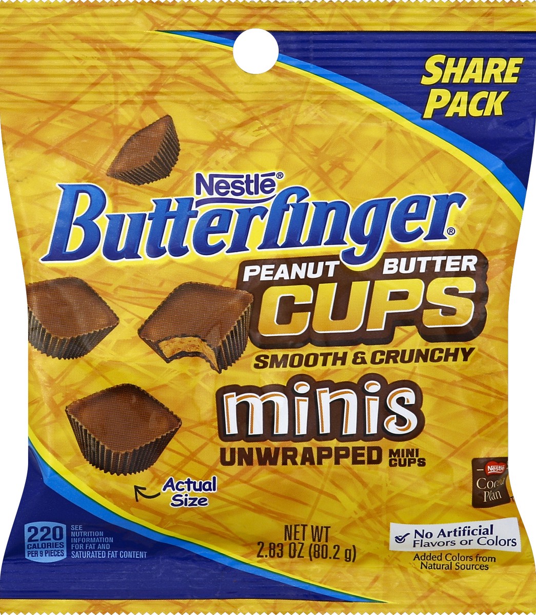 slide 3 of 3, Butterfinger Butterfinger Cups Mini's Share Pack, 2.83 oz