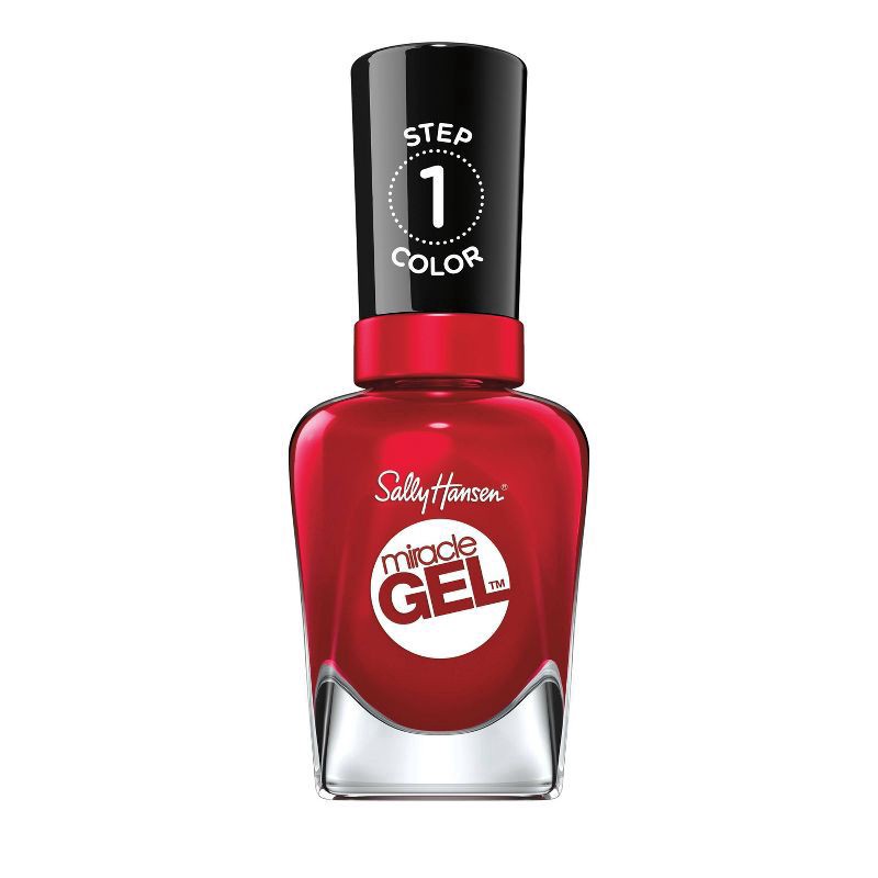 slide 1 of 9, Sally Hansen Miracle Gel Rhapsody Red 449 Gel Color 14.7 ml, 14.70 ml