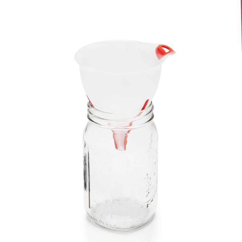 slide 2 of 3, OXO 3pc Funnel Set Red, 3 ct