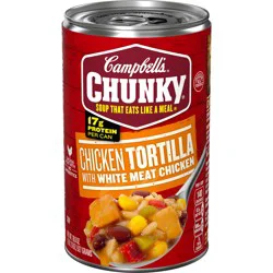 Campbell's Chicken Tortilla Soup with Grilled White Meat Chicken