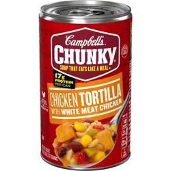 Campbell's Chicken Tortilla Soup with Grilled White Meat Chicken