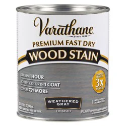 Rust-Oleum Varathane Premium Fast Dry Wood Stain - Quart, Weathered Gray