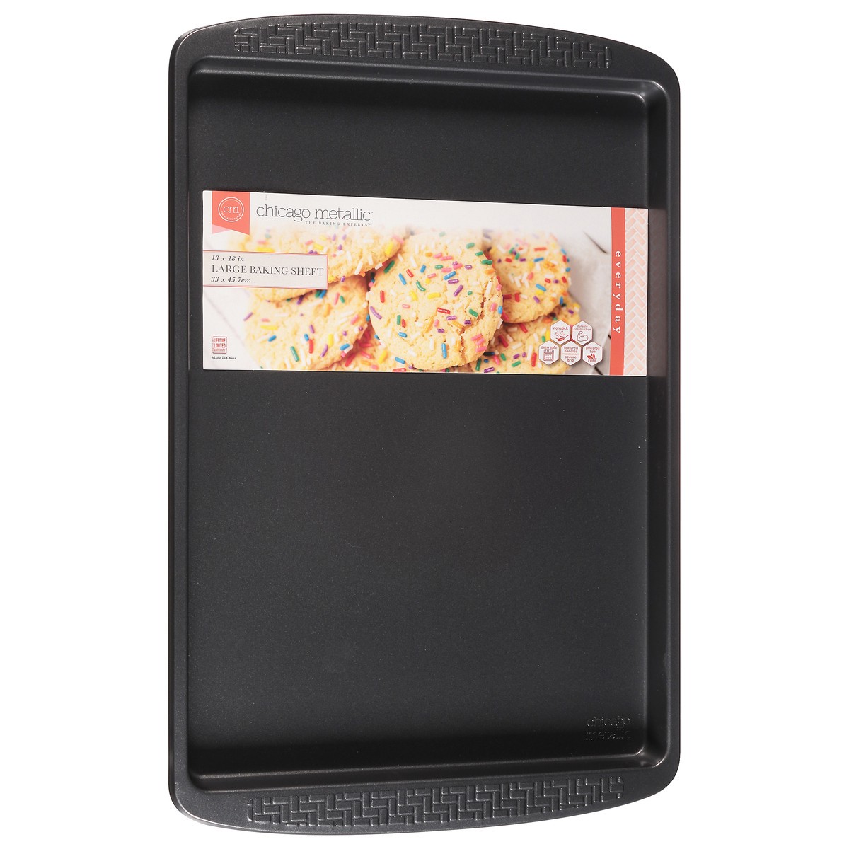 slide 8 of 9, Chicago Metallic Chicago Metal Nonstick Baking Sheet Large, 1 ct