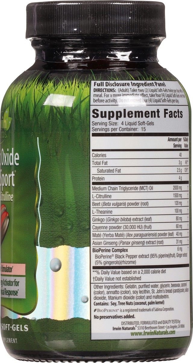 slide 12 of 12, Irwin Naturals Nitric Oxide Pre Sport, 60 ct