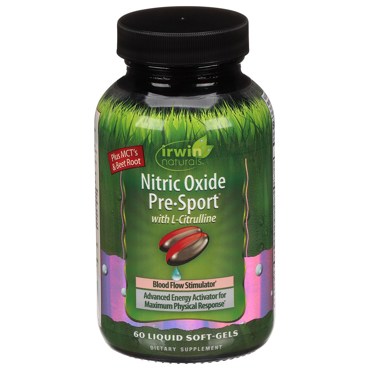 slide 1 of 12, Irwin Naturals Nitric Oxide Pre Sport, 60 ct