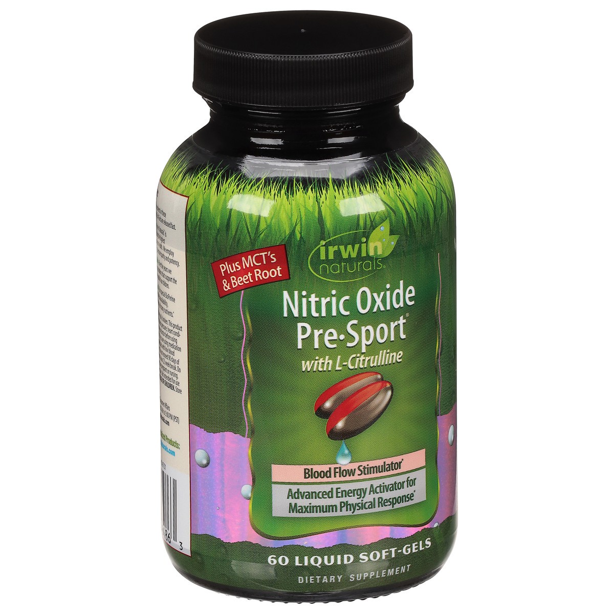 slide 7 of 12, Irwin Naturals Nitric Oxide Pre Sport, 60 ct