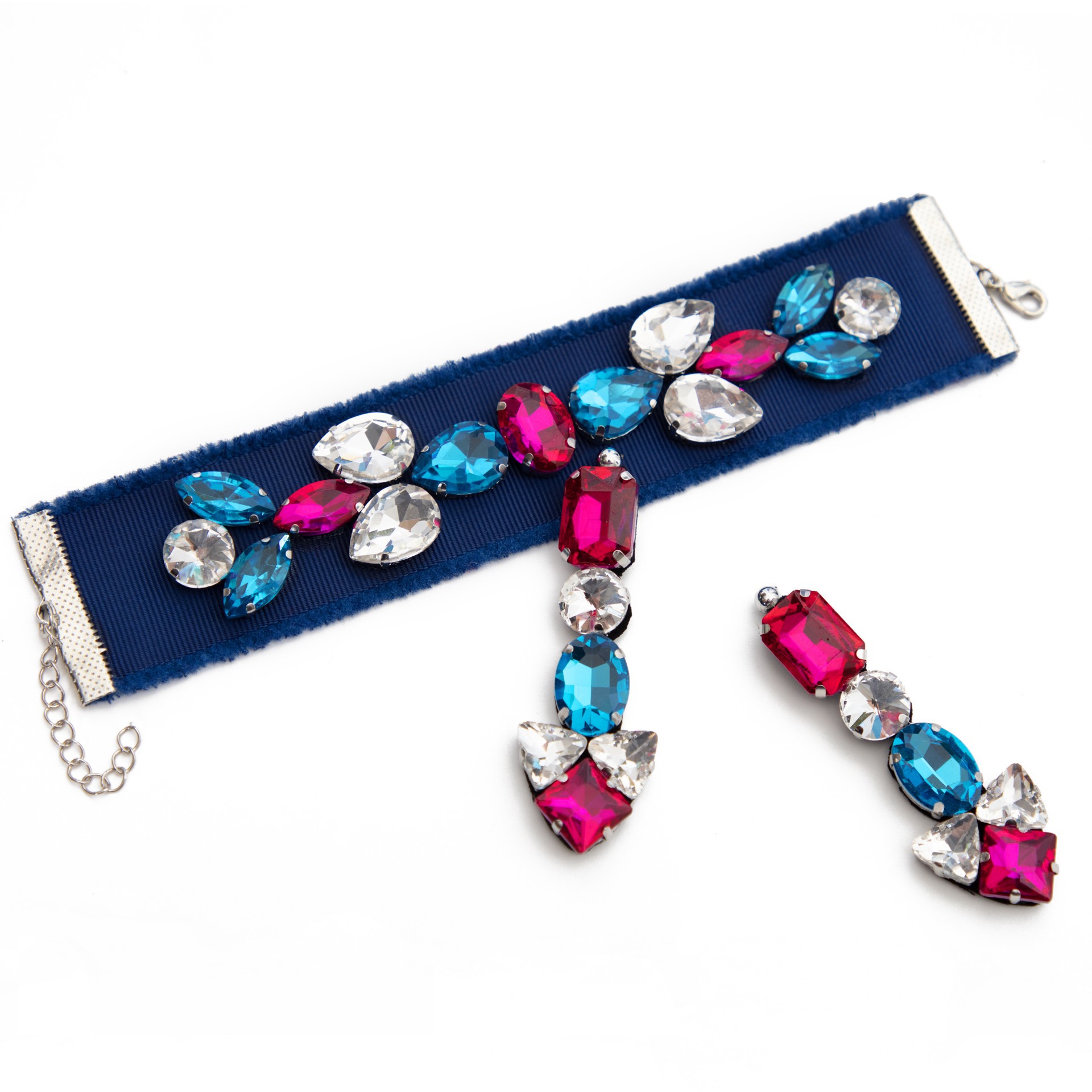 slide 6 of 7, Cousindiy Silver Rainbow Glass Sew-On Rhinestones, 56ct., 56 ct