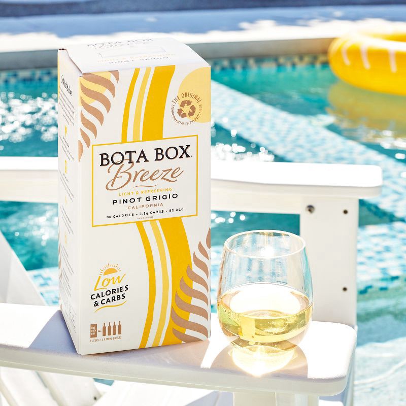 slide 3 of 5, Bota Box Pinot Grigio, 3 liter