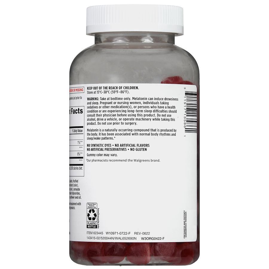 slide 4 of 5, Walgreens Melatonin 5 mg, 150 ct