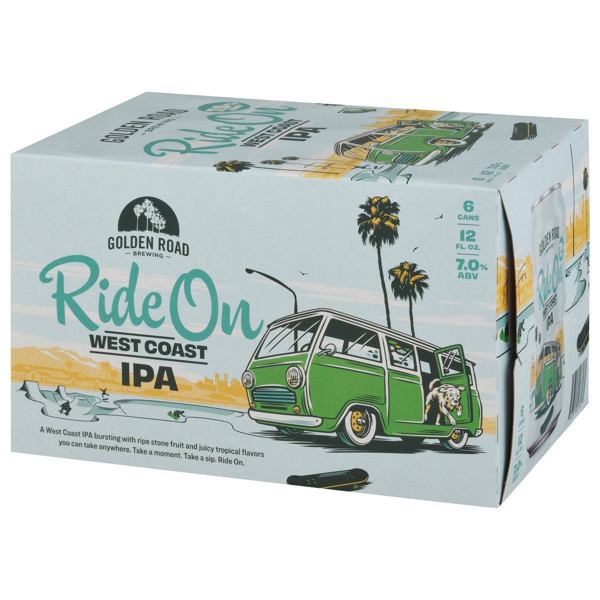 slide 8 of 9, Golden Road Ride On IPA, 6 Pack 12 FL OZ Cans, 6 ct; 12 oz