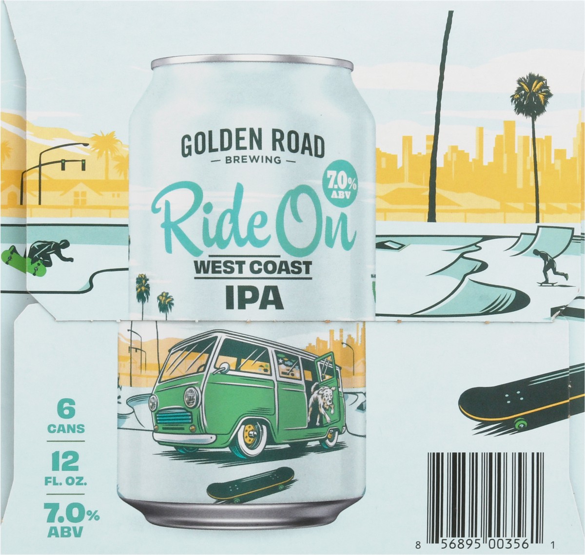 slide 2 of 9, Golden Road Ride On IPA, 6 Pack 12 FL OZ Cans, 6 ct; 12 oz