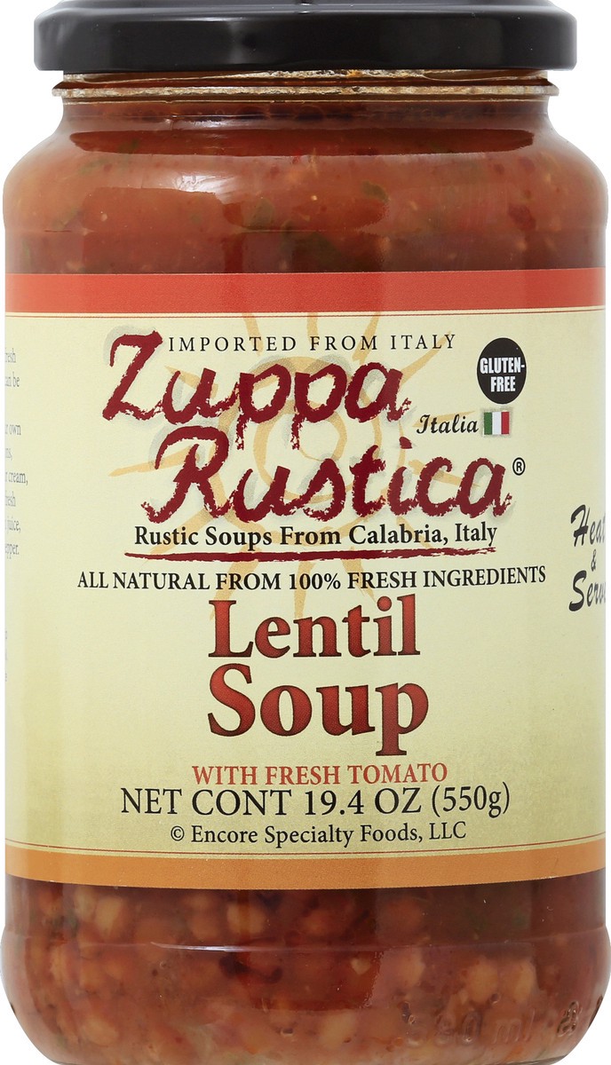 slide 1 of 8, Zuppa Rustica Lentil Soup 19.4 oz, 19.4 oz