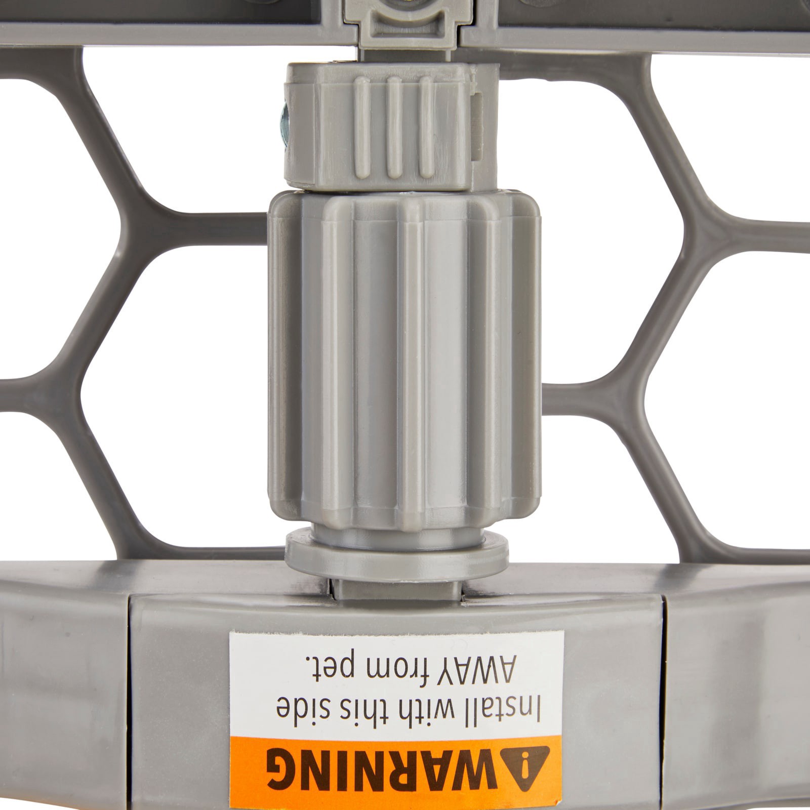 slide 6 of 6, EveryYay Hardware-mount Expandable Gray Plastic Pet Gate, 1 ct