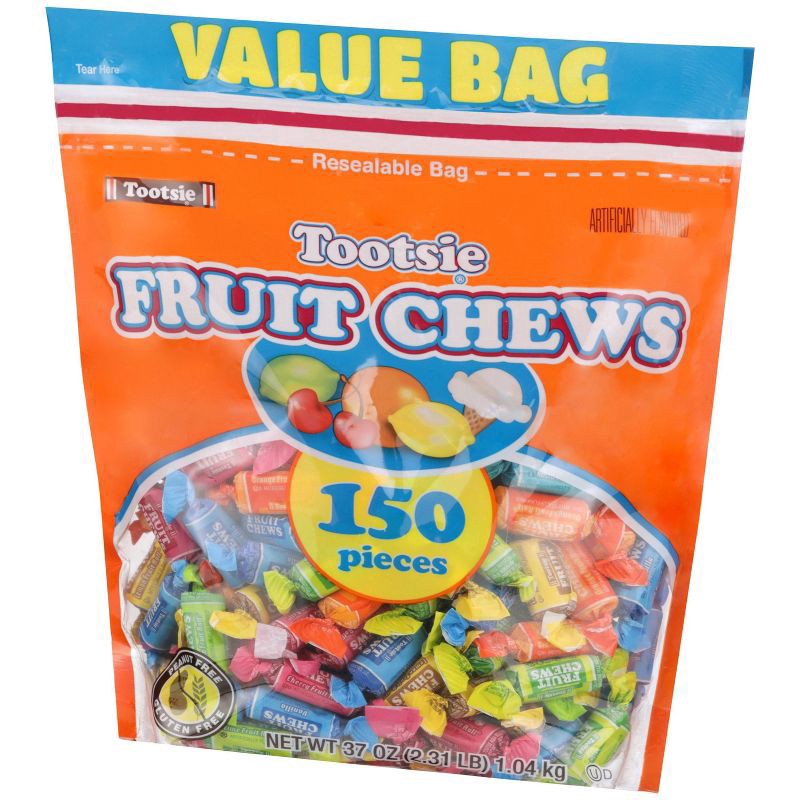 slide 5 of 6, Tootsie Fruit Chews Standup Bag - 37oz, 37 oz