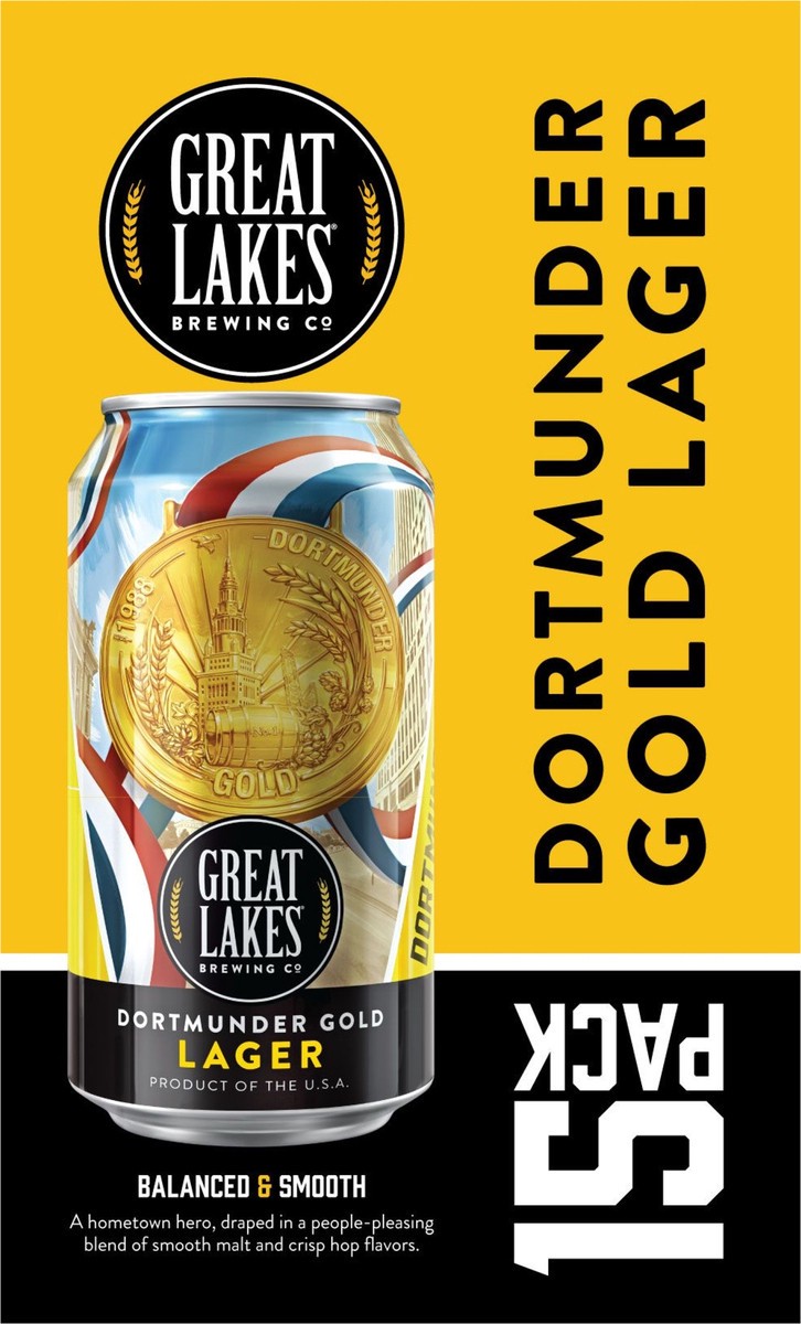 slide 3 of 7, Great Lakes Brewing Co. Great Lakes Dortmunder Gold Lager, 15 ct