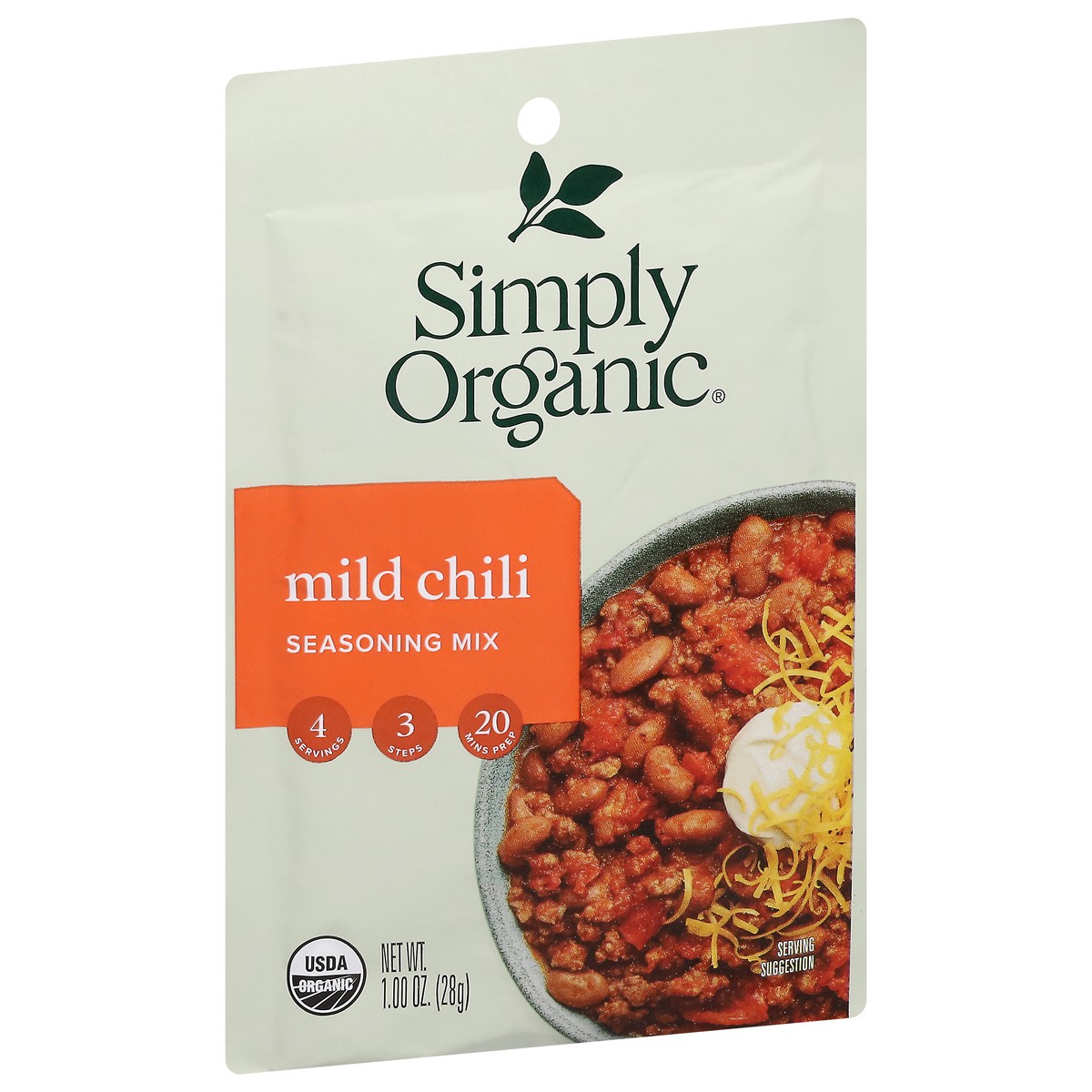 slide 7 of 9, Simply Organic Mild Chili Seasoning Mix, 1 oz