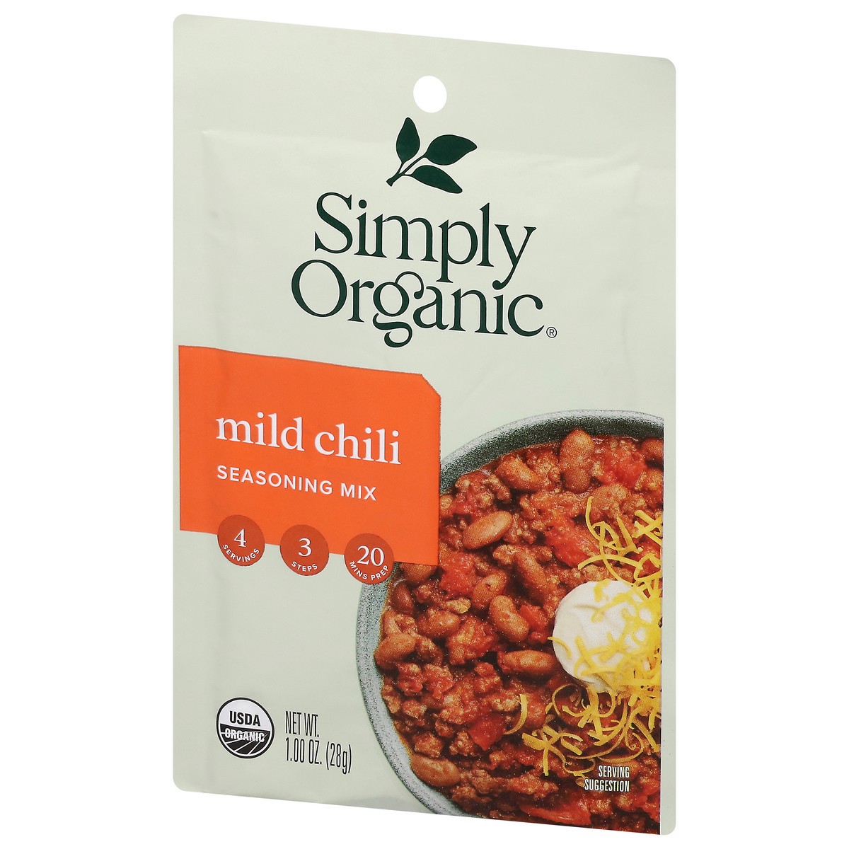 slide 8 of 9, Simply Organic Mild Chili Seasoning Mix, 1 oz