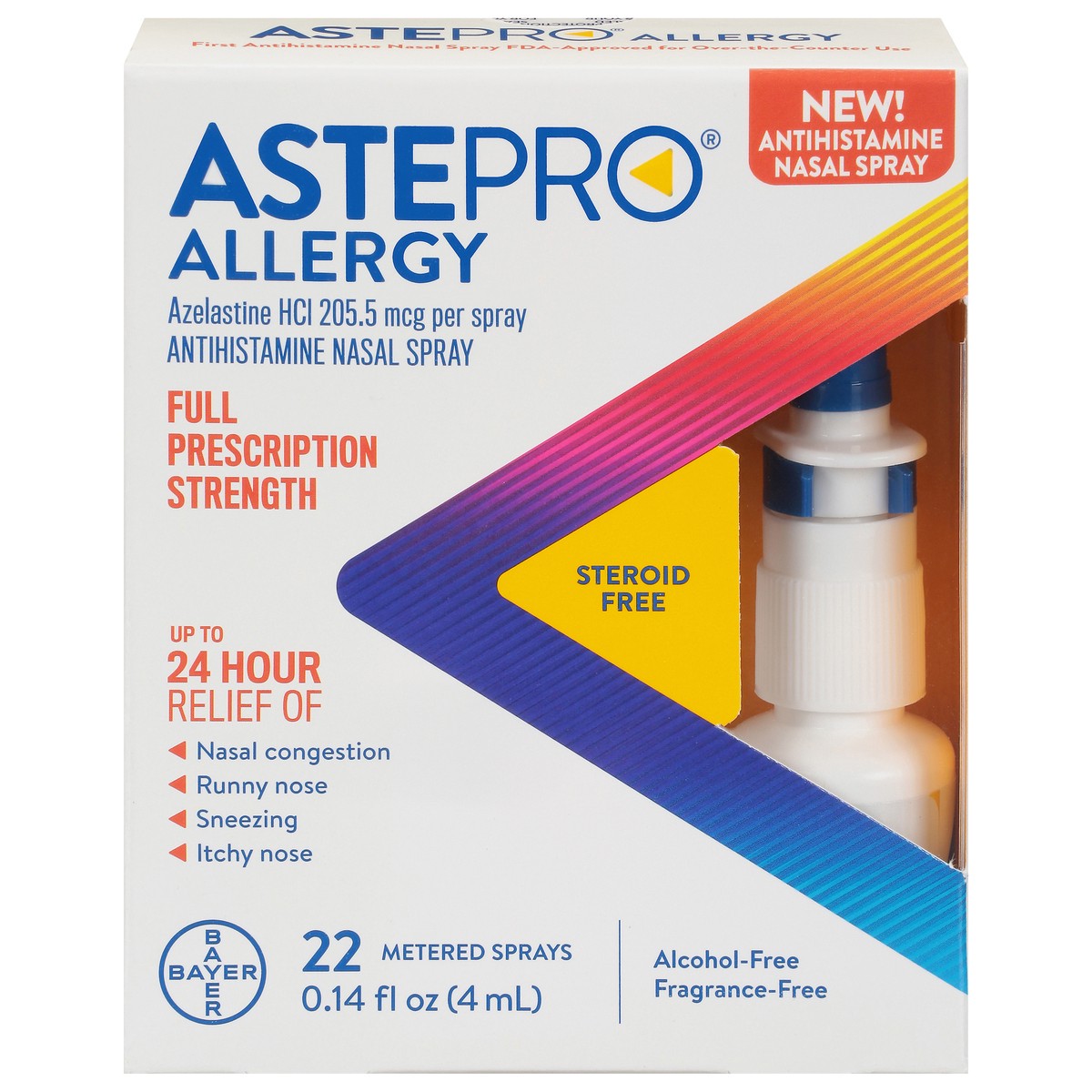 slide 1 of 9, Astepro Nasal Spray, 0.14 fl oz