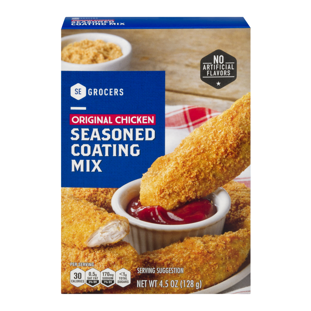 slide 1 of 1, SE Grocers Seasoned Coating Mix Original Chicken, 5.5 oz