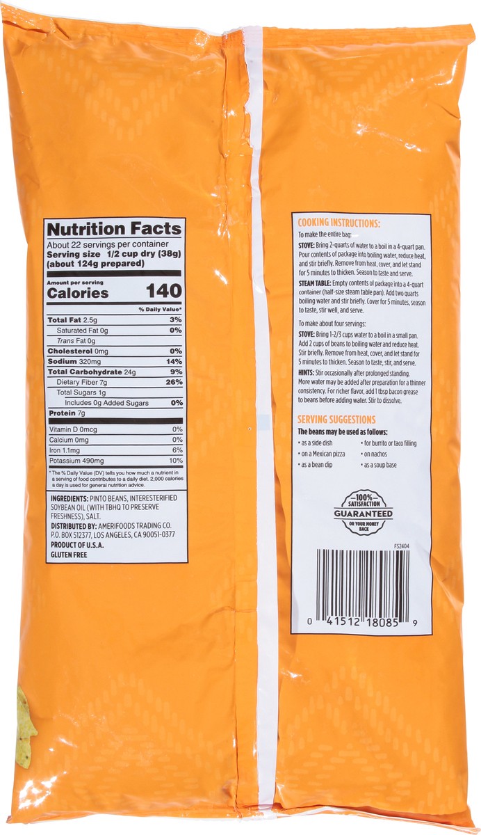 slide 5 of 15, First Street Instant Refried Beans, 30 oz