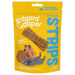 Edgard & Cooper Meaty Strips All Life Stages Dog Treats - Grain Free, Turkey & Chicken