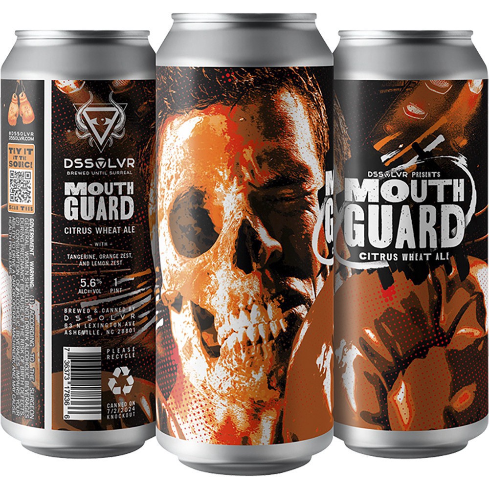 slide 1 of 1, Dssolvr Mouthguard Citrus Wheat, 4 ct; 16 oz