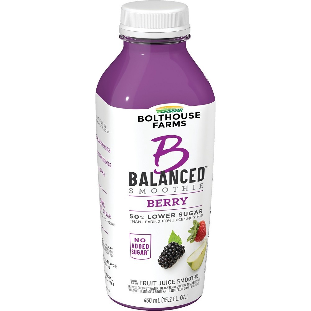 slide 3 of 7, Bolthouse Farms B Balanced Berry Smoothie - 15.2 oz, 15.2 oz