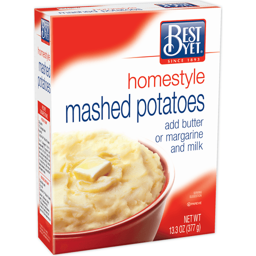 slide 1 of 2, Best Yet Homestyle Mashed Potatoes, 13.3 oz