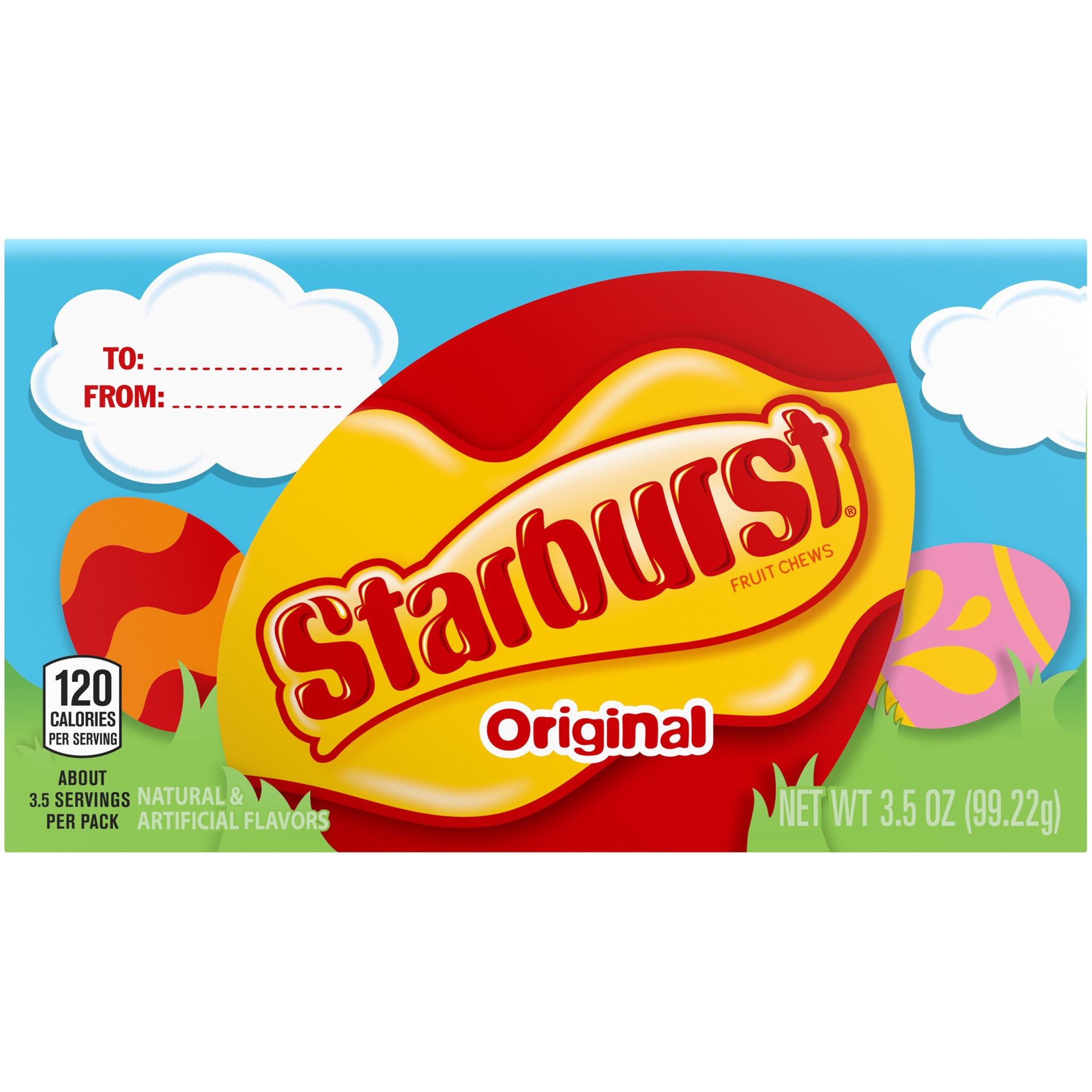 slide 1 of 8, STARBURST Easter Original Fruit Chews Chewy Candy Theater Box, 3.5 oz, 3.5 oz