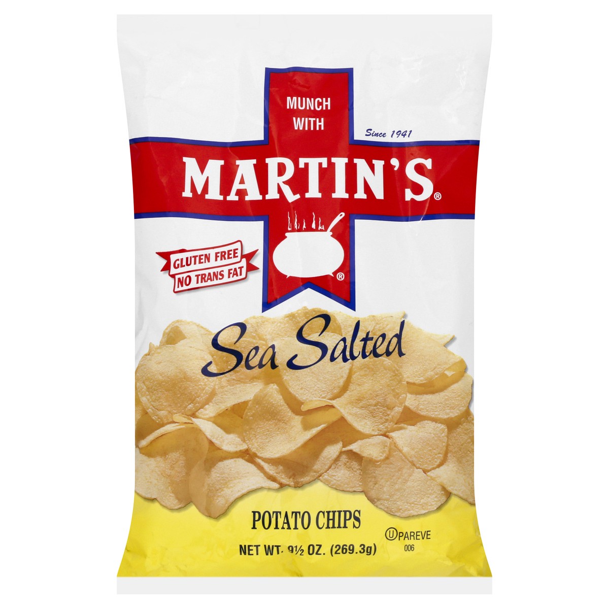 slide 7 of 13, Martin's Sea Salted Potato Chips 9.5 oz, 9.5 oz