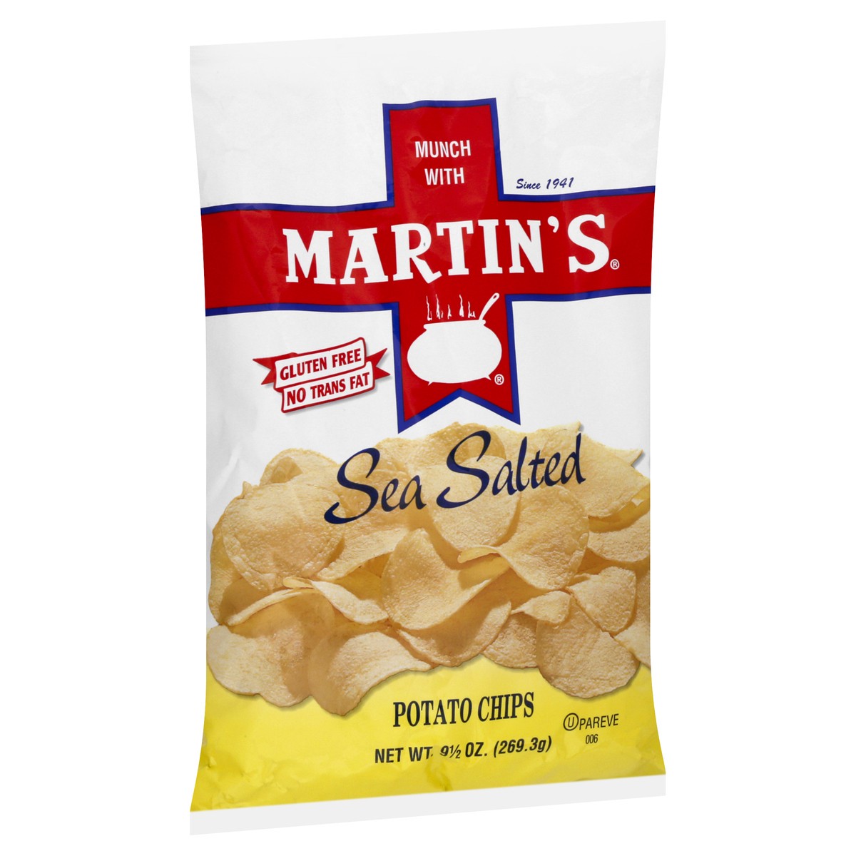 slide 11 of 13, Martin's Sea Salted Potato Chips 9.5 oz, 9.5 oz