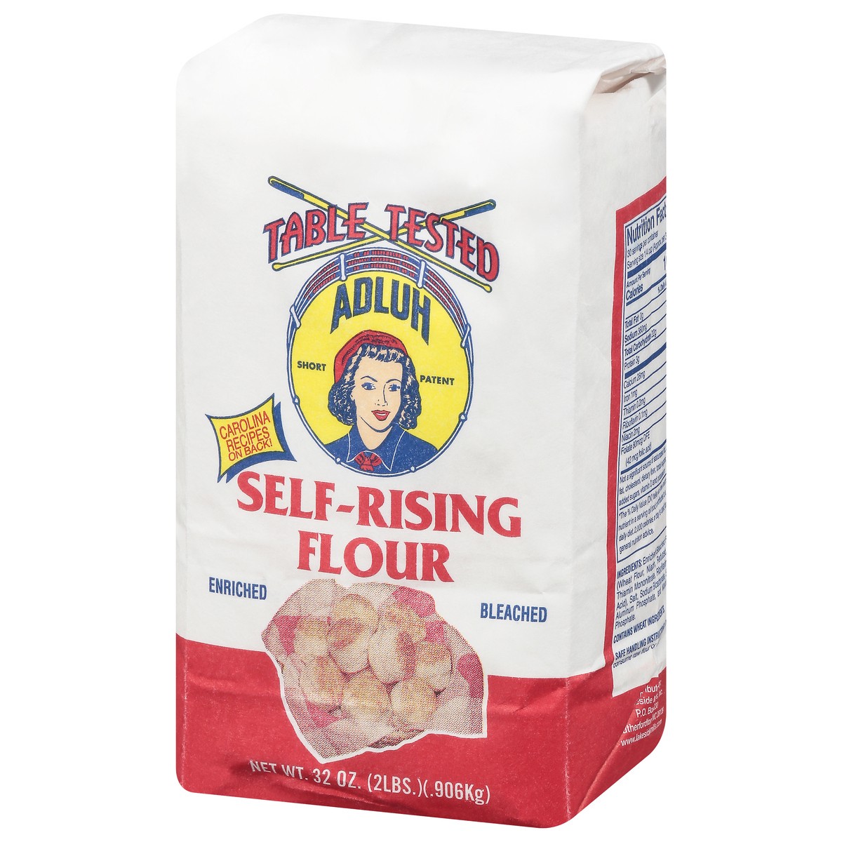 slide 2 of 4, Adluh Bleached Enriched Self-Rising Flour 32 oz, 32 oz