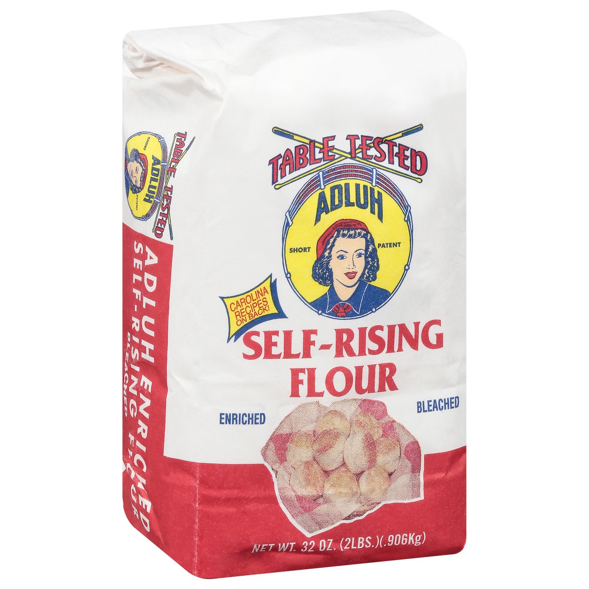 slide 4 of 4, Adluh Bleached Enriched Self-Rising Flour 32 oz, 32 oz