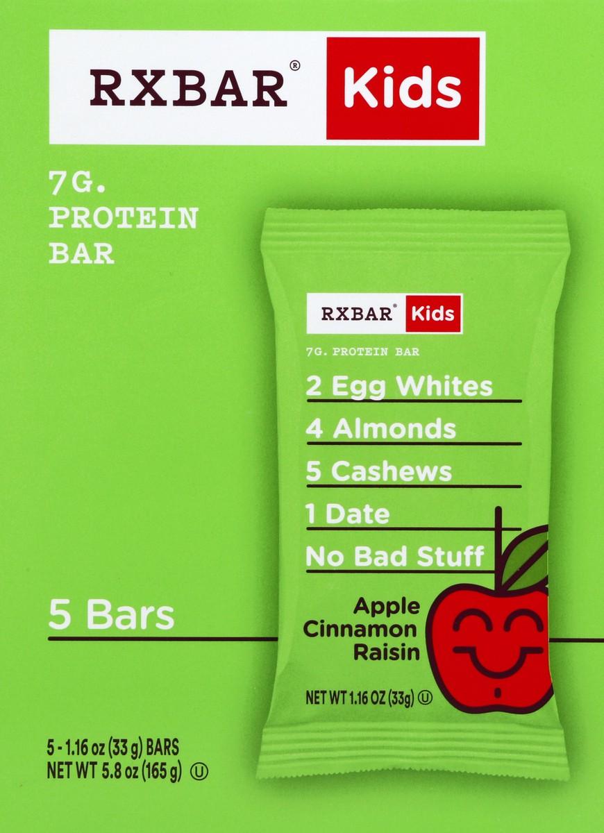 slide 4 of 4, RXBAR Apple Cinnamon Raisin Granola Bar, 5 ct; 7.25 oz