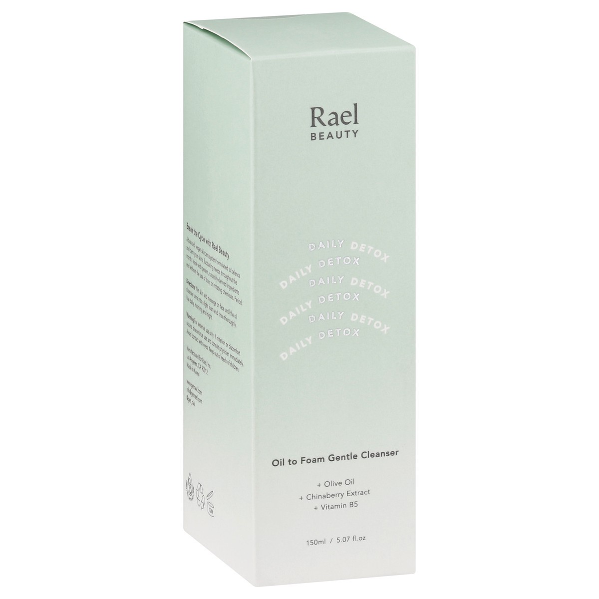 slide 2 of 12, Rael Beauty Daily Detox Gentle Cleanser 150 ml, 150 ml