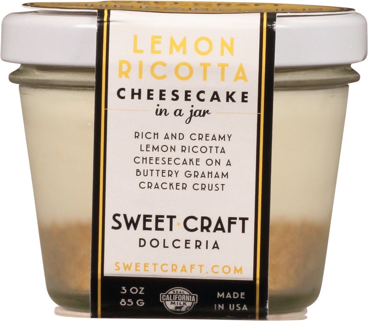 slide 9 of 9, Sweet Craft Dolceria Lemon Ricotta Cheesecake in a Jar 3 oz, 3 oz