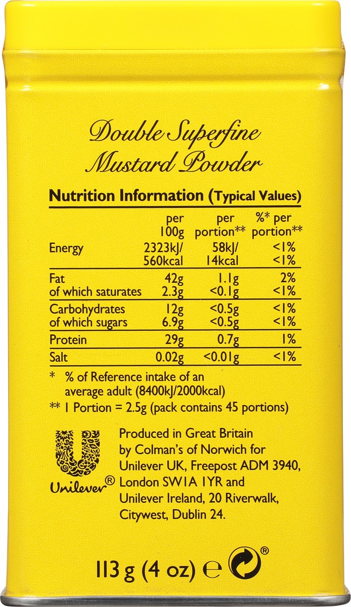 slide 7 of 11, Colman's of Norwich Mustard Powder 4 oz, 4 oz