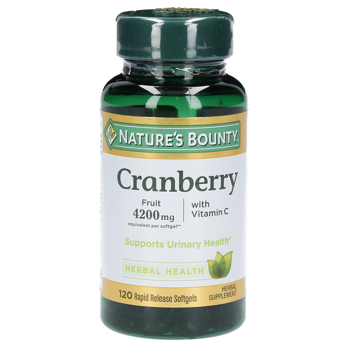 slide 1 of 1, Nature's Bounty Cranberry Plus Vitamin C Softgels, 100 ct