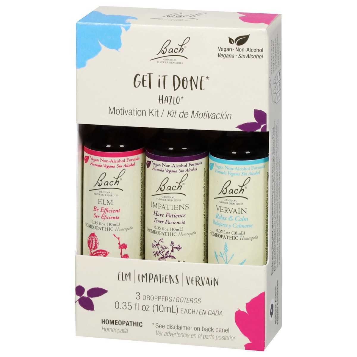 slide 2 of 4, Bach Original Flower Remedies Get It Done Motivation Kit 3 - 0.35 fl oz Droppers, 3 ct