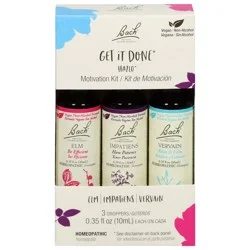 Bach Original Flower Remedies Get It Done Motivation Kit 3 - 0.35 fl oz