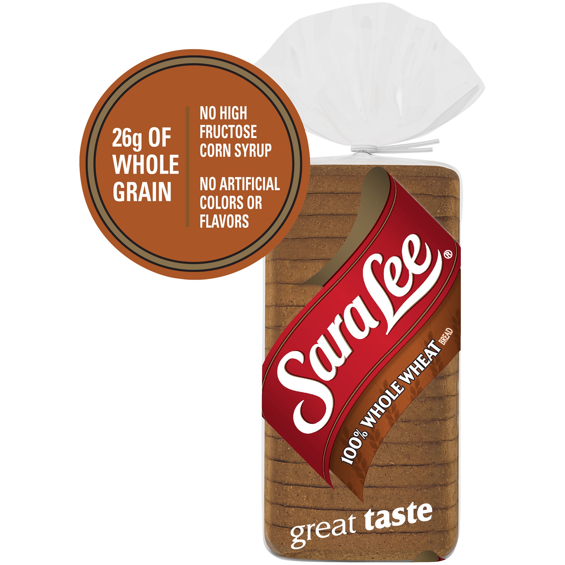 slide 1 of 9, Sara Lee 100% Whole Wheat Bread, 16 oz, 16 oz