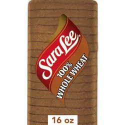 Sara Lee Whole Wheat Bread, 16 oz, Wheat Bread, Bag
