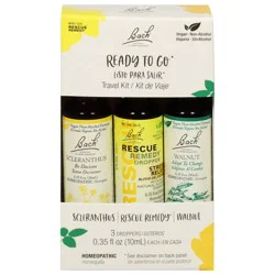 Bach Original Flower Remedies Ready to Go Travel Kit 3 - 0.35 fl oz Droppers