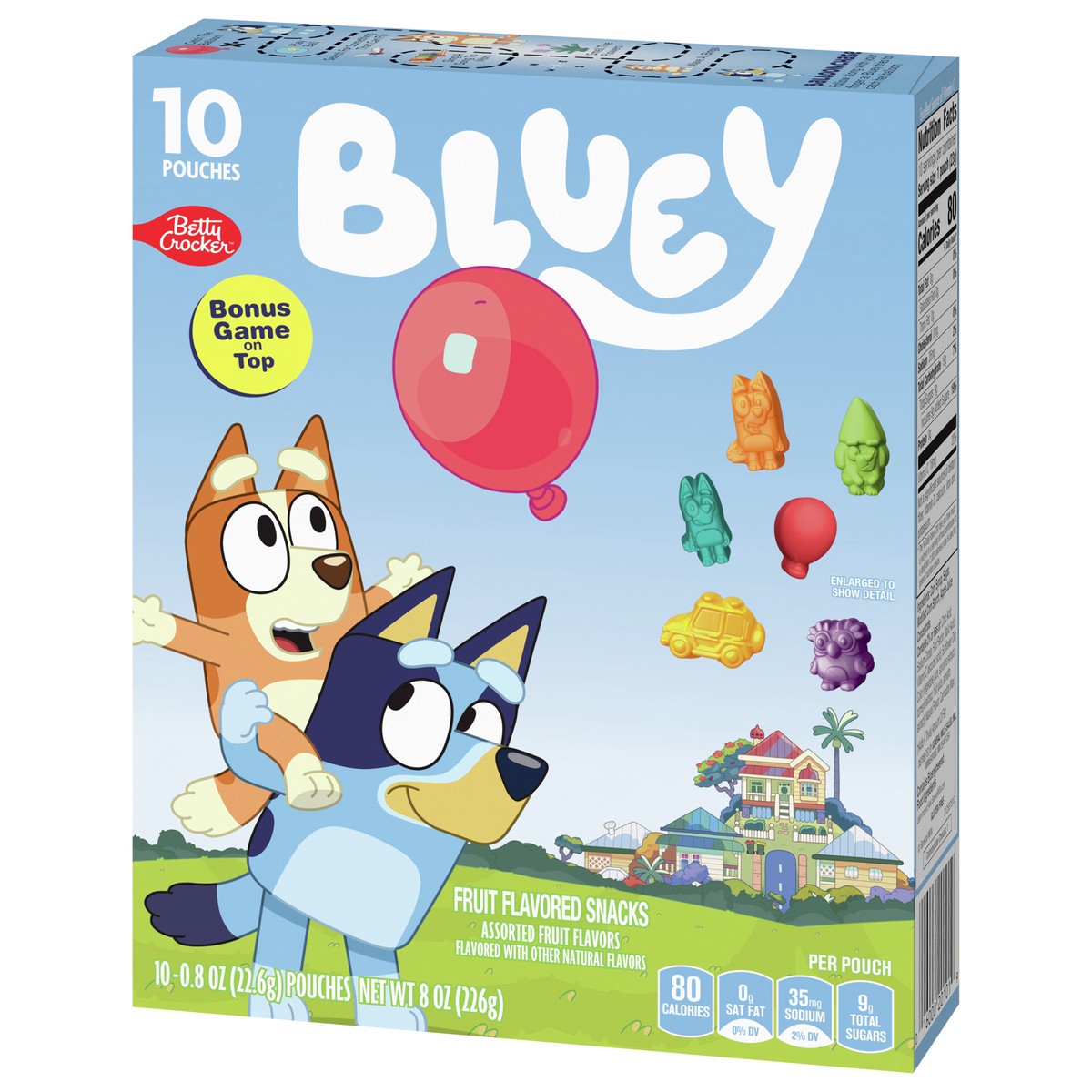 slide 5 of 9, Bluey Fruit Flavored Snacks, Treat Pouches, Gluten Free, 10 ct, 10 ct