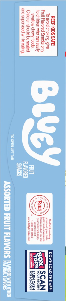 slide 9 of 9, Bluey Fruit Flavored Snacks, Treat Pouches, Gluten Free, 10 ct, 10 ct