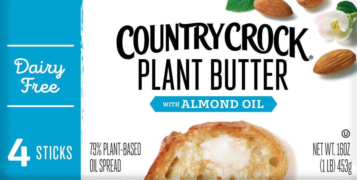 slide 5 of 7, Country Crock Almond Plant Butter Quarters, 16 oz