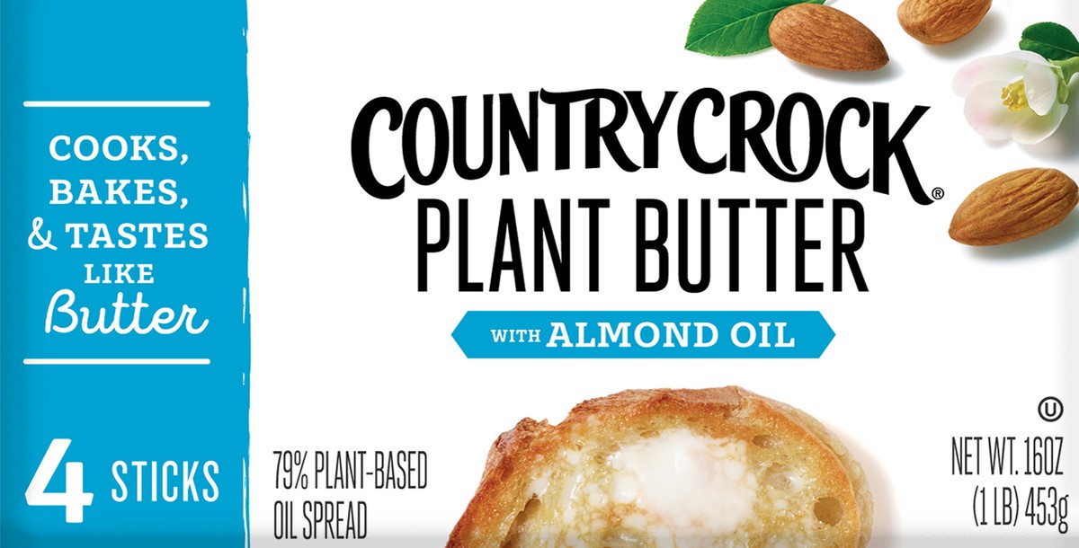 slide 6 of 7, Country Crock Almond Plant Butter Quarters, 16 oz