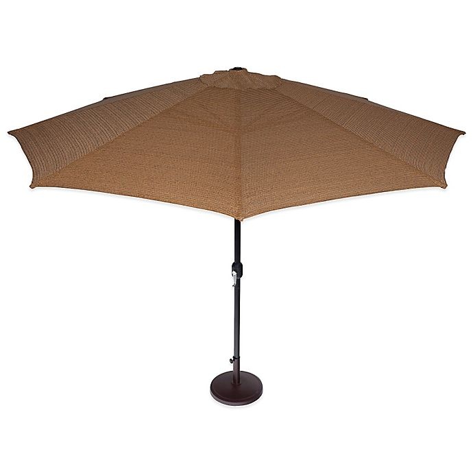 slide 1 of 4, Coolaroo 11-FootMarket Umbrella - Mocha, 1 ct