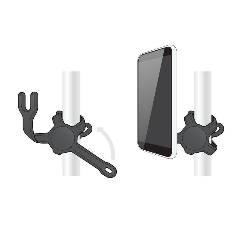 slide 3 of 7, PopSockets PopMount Flex Mount - Black, 1 ct