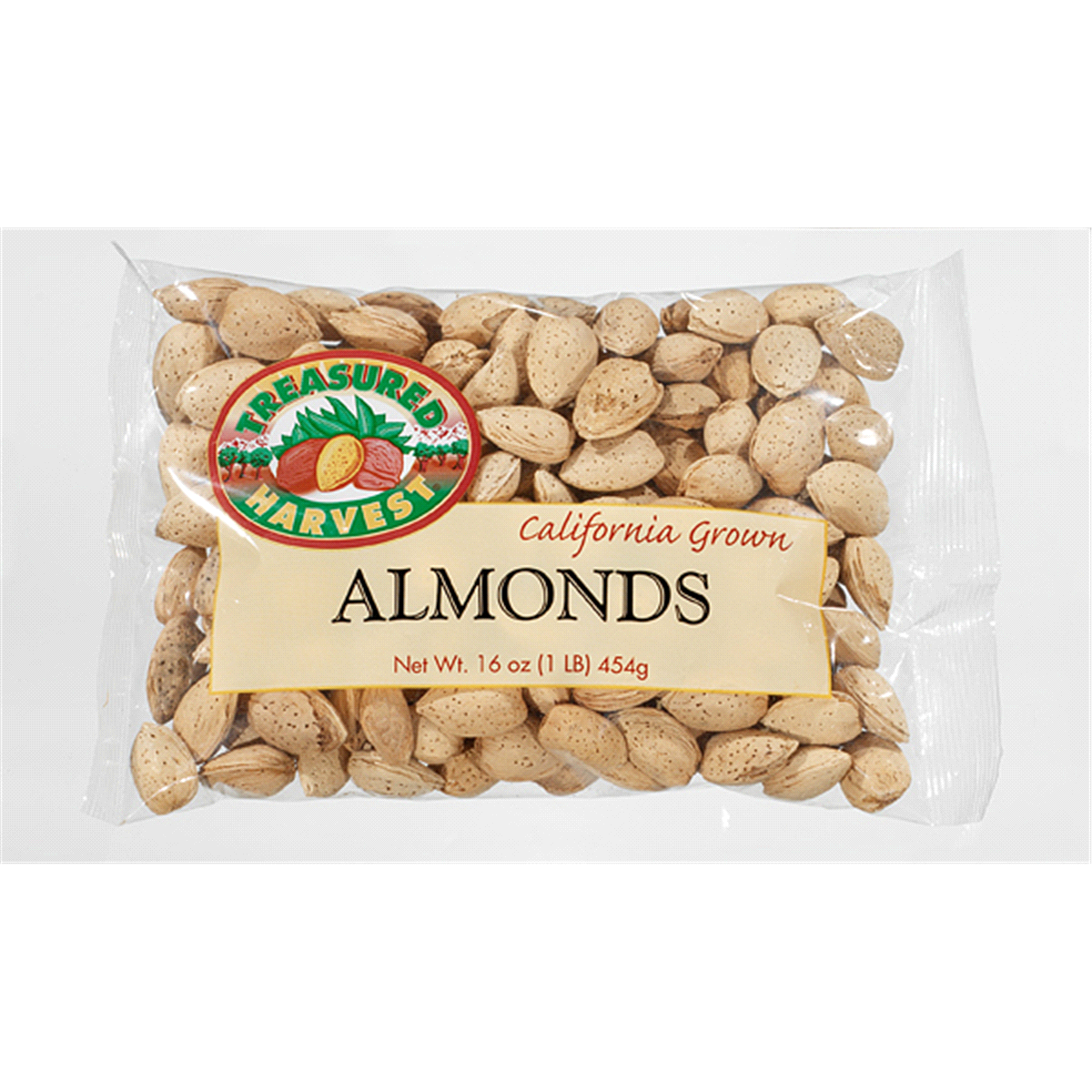 slide 1 of 1, Treasured Harvest California Grown Almonds, 16 oz